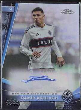 Damir Kreilach #CA-KR 2024 Topps Chrome MLS Autograph