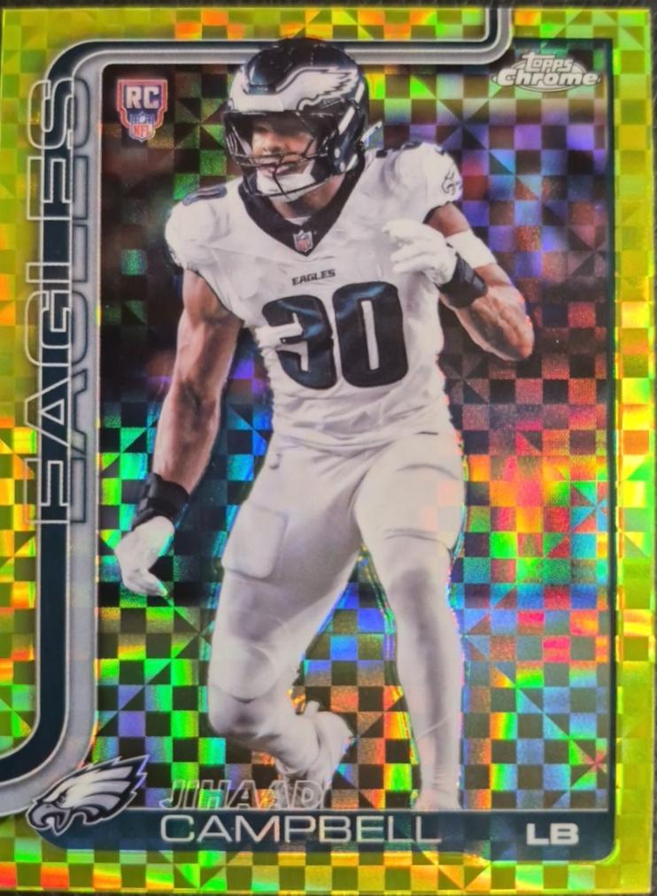 Jihaad Campbell [X-Fractor Green] #366