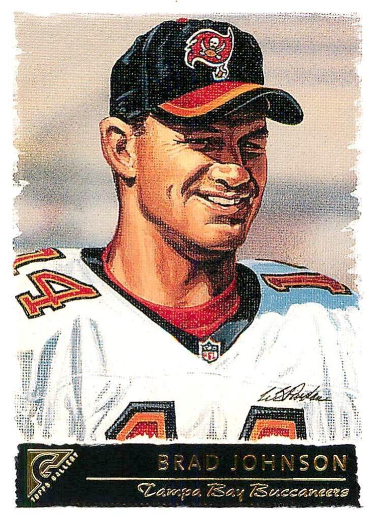 Brad Johnson #9 Football Cards 2001 Topps Gallery