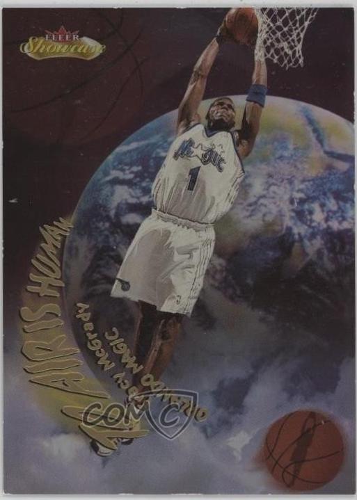 Tracy McGrady #8 2000 Fleer Showcase To Air Is Human Basketball