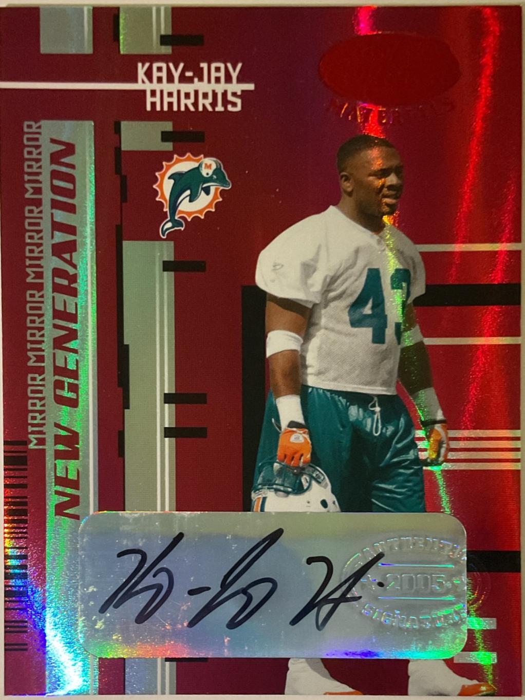 Kay Jay Harris [Mirror Red Autograph] #198