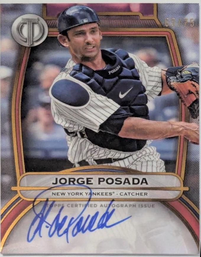 Jorge Posada #TA-JP 2025 Topps Tribute Autograph Baseball
