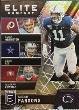 Micah Parsons #EC8 Football Cards 2021 Panini Donruss Elite Company