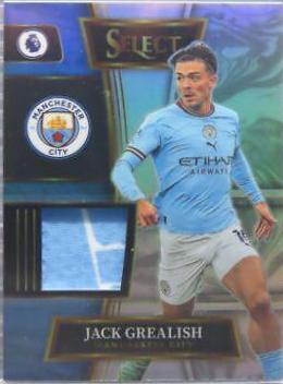 Jack Grealish #SW-JG Soccer Cards 2022 Panini Select Premier League Swatches