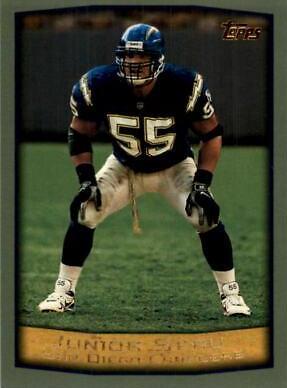 Junior Seau #7 Football Cards 1999 Topps