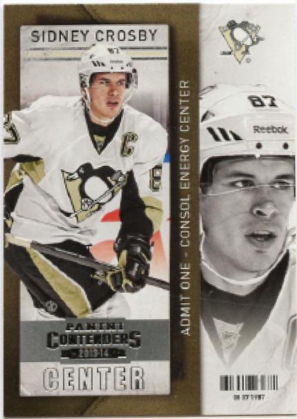 Sidney Crosby #33 Hockey Cards 2013 Panini Contenders