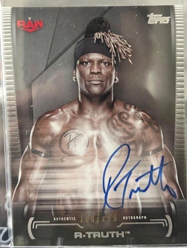 R Truth #A-RT Wrestling Cards 2021 Topps WWE Undisputed Superstar Roster Autographs