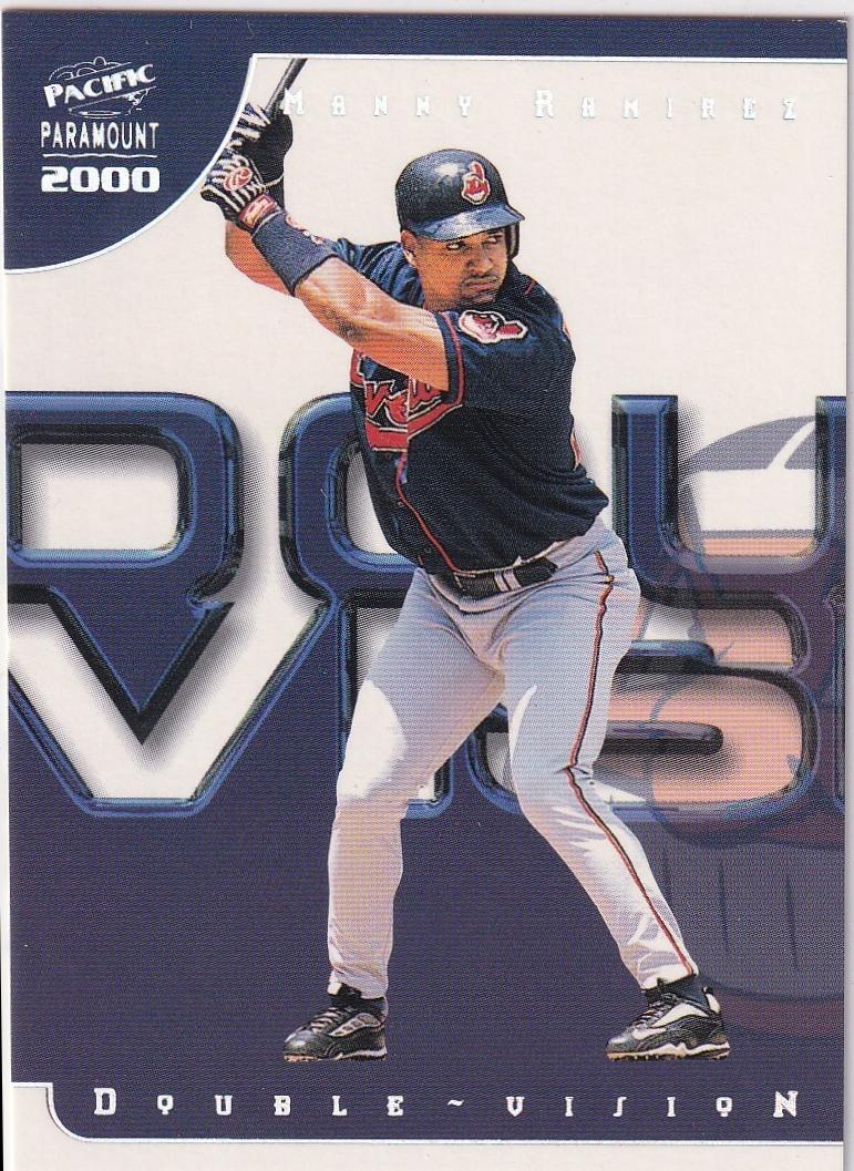 Manny Ramirez #6 Baseball Cards 2000 Pacific Paramount Double Vision