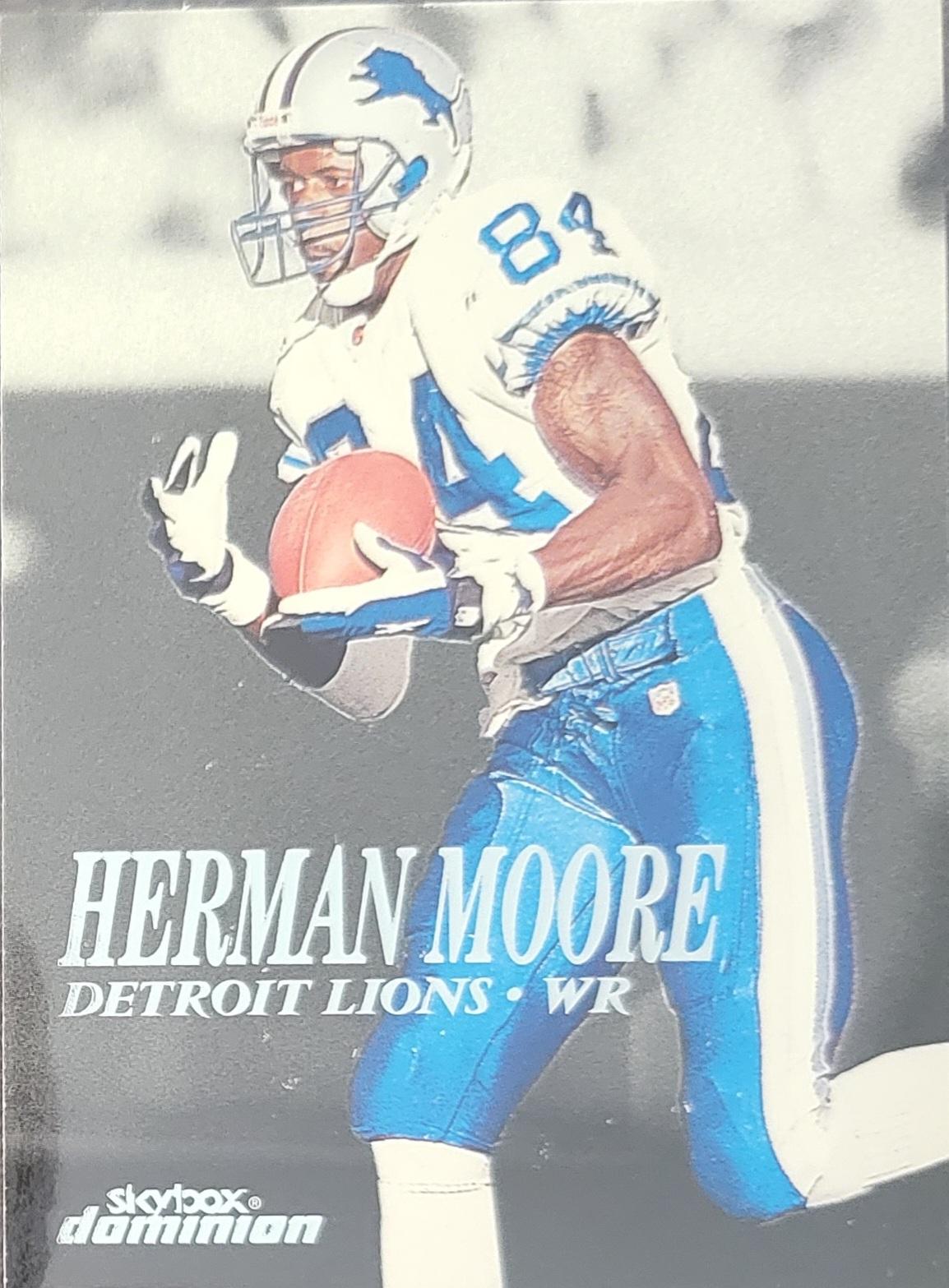 Herman Moore #17 Football Cards 1999 Skybox Dominion