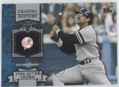 Reggie Jackson #CH-20 Baseball Cards 2013 Topps Chasing History