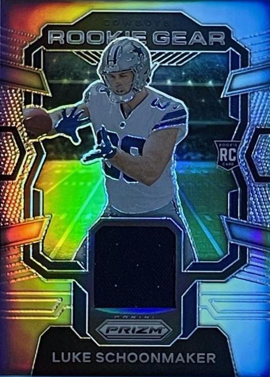 Luke Schoonmaker #RG-LS 2023 Panini Prizm Rookie Gear Football