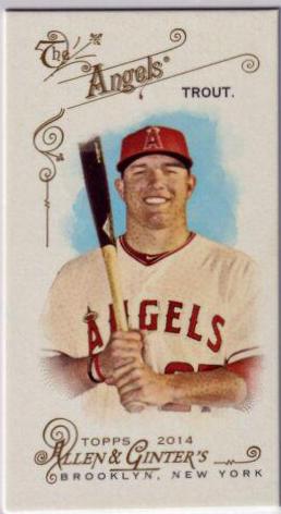Mike Trout [Mini Allen & Ginter Back] #101