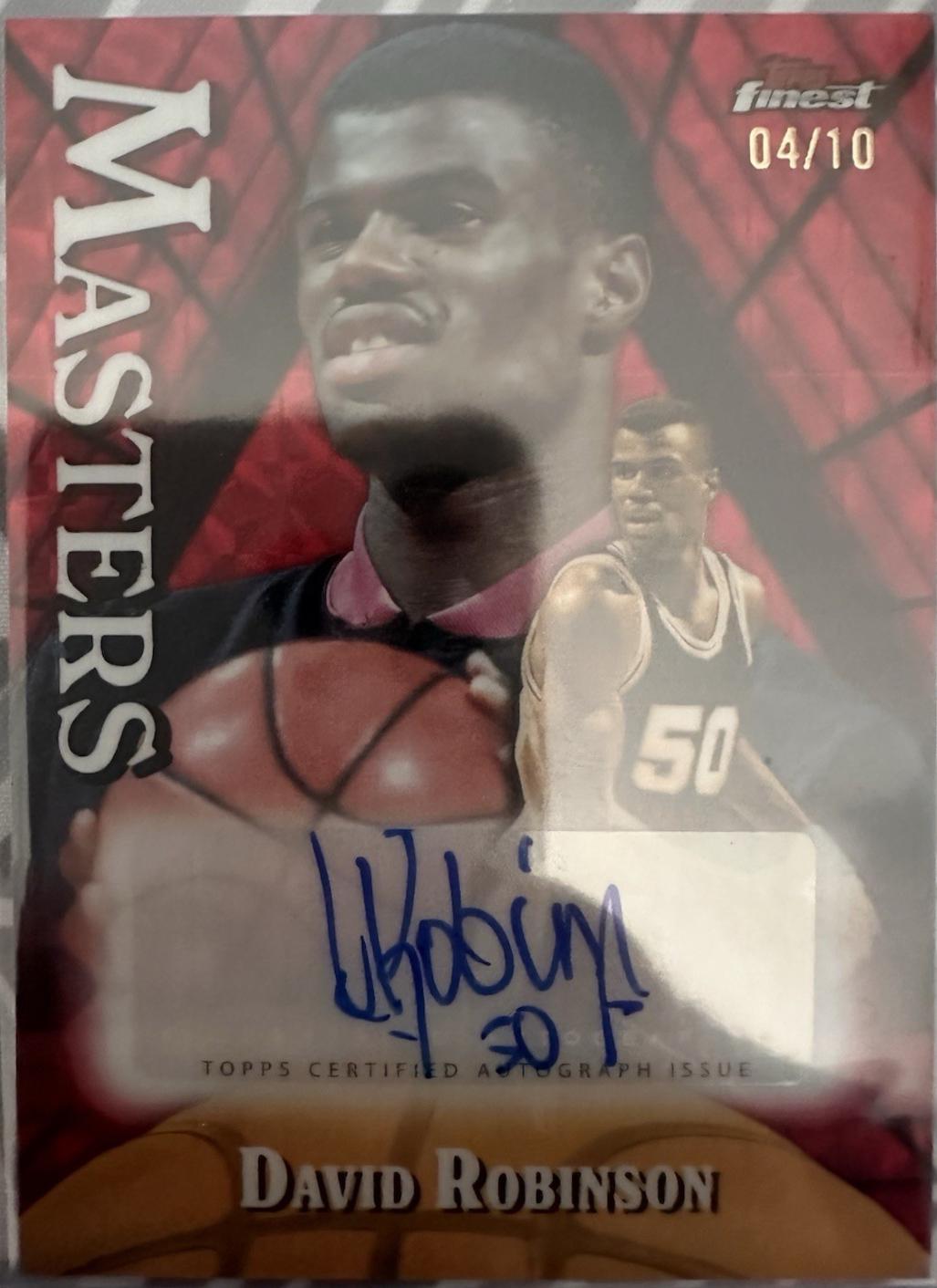 David Robinson [Red Black Geometric Refractor] #MA-DR