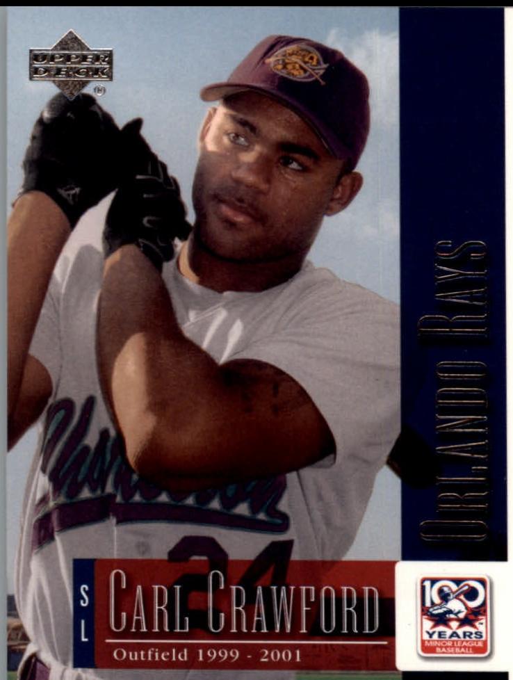 Carl Crawford #21 2001 Upper Deck Minor League Baseball