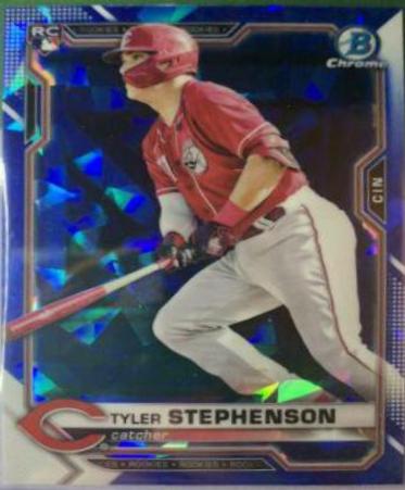 Tyler Stephenson #87 2021 Bowman Chrome Sapphire Baseball