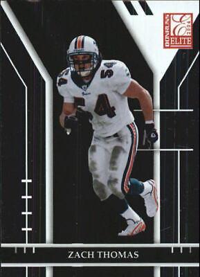 Zach Thomas #52 2004 Panini Donruss Elite Football