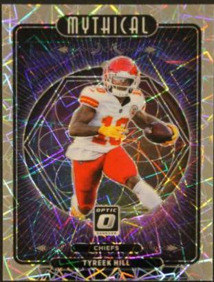 Tyreek Hill #MY-16 Football Cards 2021 Panini Donruss Optic Mythical