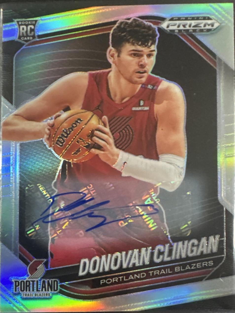 Donovan Clingan [Silver Autograph] #131 Prices | 2024 Panini Prizm