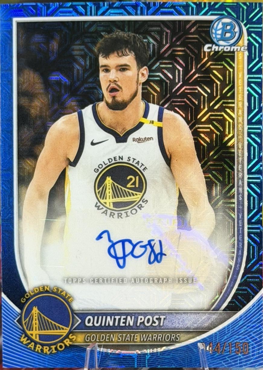 Quinten Post [Blue Refractor] #BCA-QP