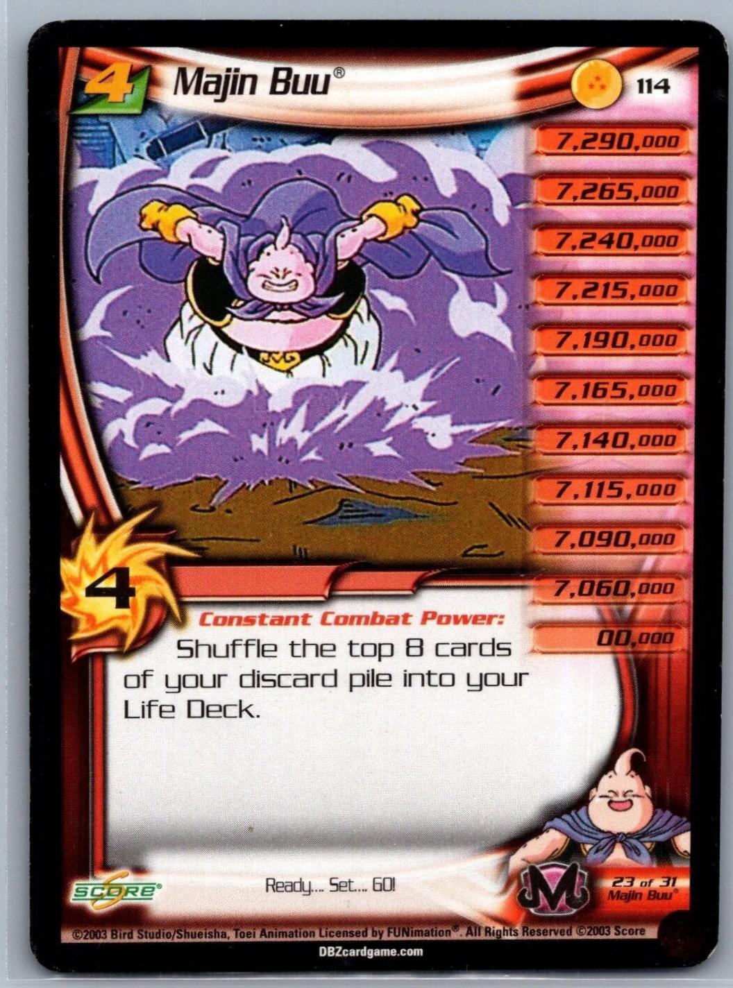 Majin Buu 114 Dragon Ball Z Buu Saga