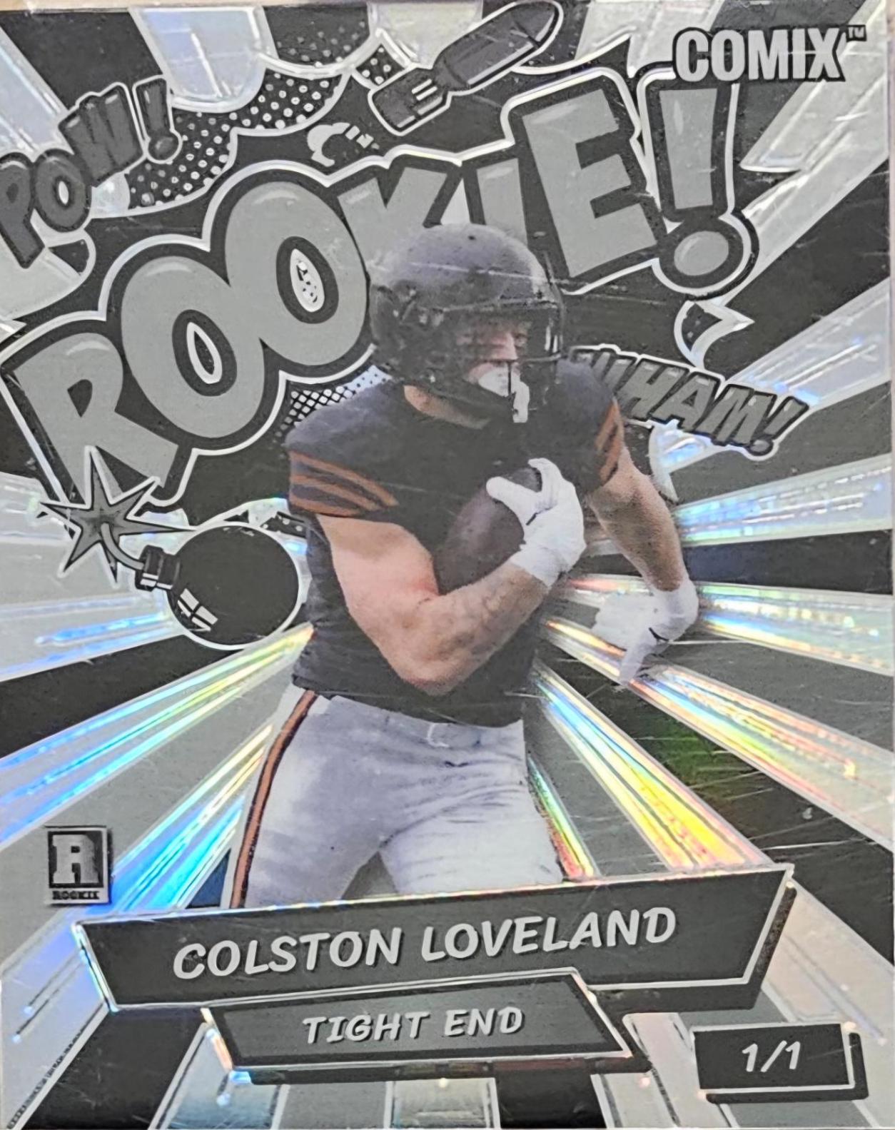 Colston Loveland #ACRBK-CL 2025 Wild Card Alumination Comix Rookies & Legends Football