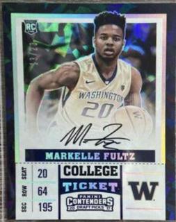 Markelle Fultz Autograph Cracked Ice