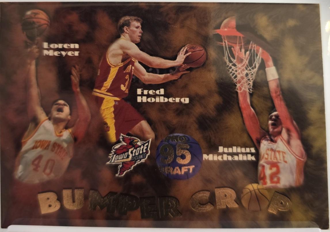Loren Meyer / Julius Michalik / Fred Hoiberg #BC-91 1995 Collect A Card Basketball