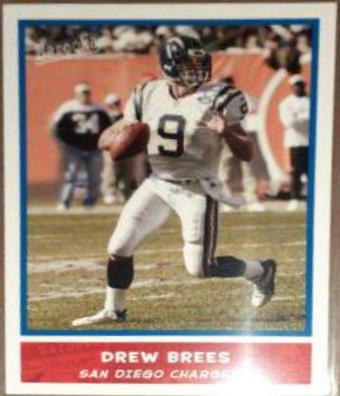 Drew Brees #14 Football Cards 2004 Bazooka