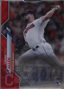 Logan Allen #CCA-LA Baseball Cards 2020 Topps Clearly Authentic Autographs