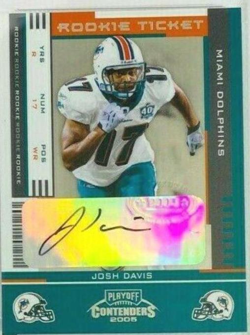 Josh Davis #147 2005 Playoff Contenders Football