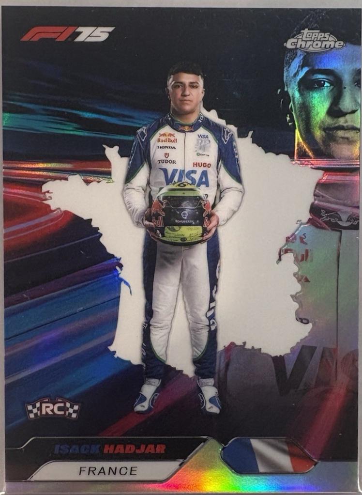 Isack Hadjar #NN-6 Prices | 2025 Topps Chrome Formula 1 Neon