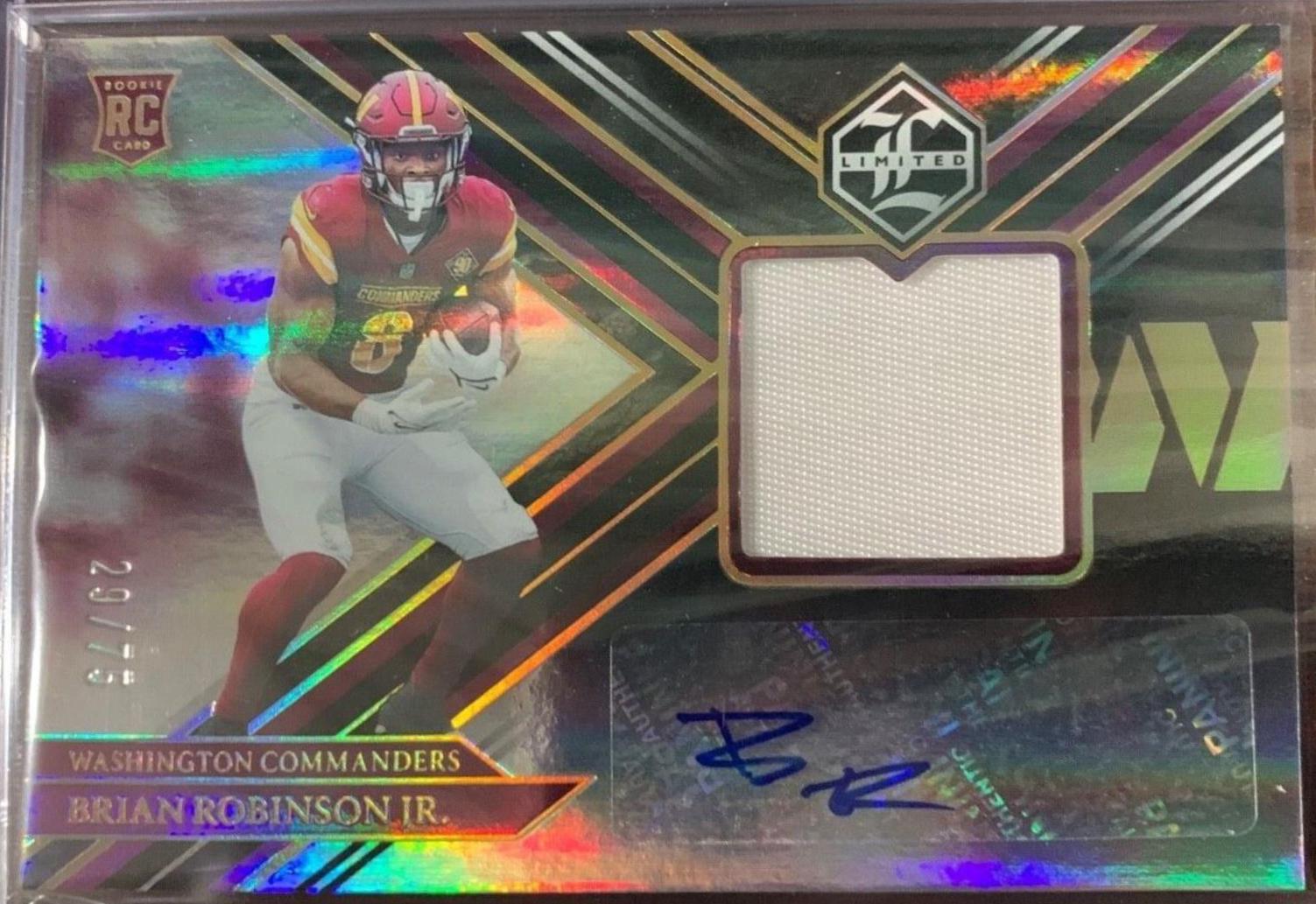 Brian Robinson Jr. [Patch Autograph Gold] #129