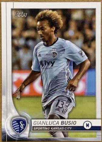 Gianluca Busio #119 Soccer Cards 2020 Topps MLS