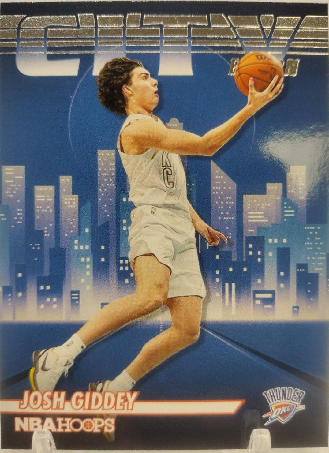 Josh Giddey #8 Basketball Cards 2022 Panini Hoops City Edition