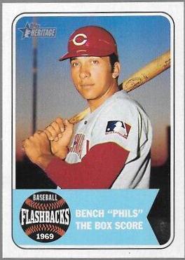 Johnny Bench #BF-JB Baseball Cards 2018 Topps Heritage Baseball Flashbacks