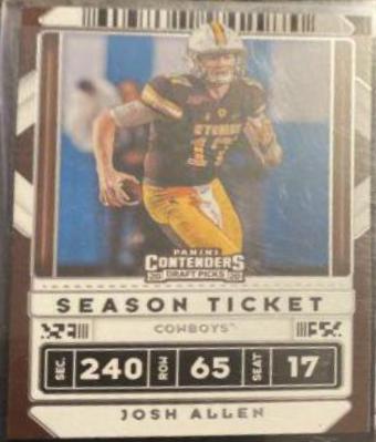 Josh Allen #53 2020 Panini Contenders Draft Picks Football