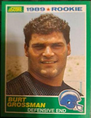Burt Grossman #252 Football Cards 1989 Panini Score