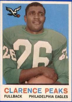 Clarence Peaks #8 Football Cards 1959 Topps