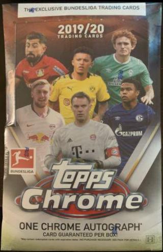 Hobby Box Soccer Cards 2019 Topps Chrome Bundesliga