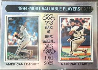Frank Thomas / Jeff Bagwell