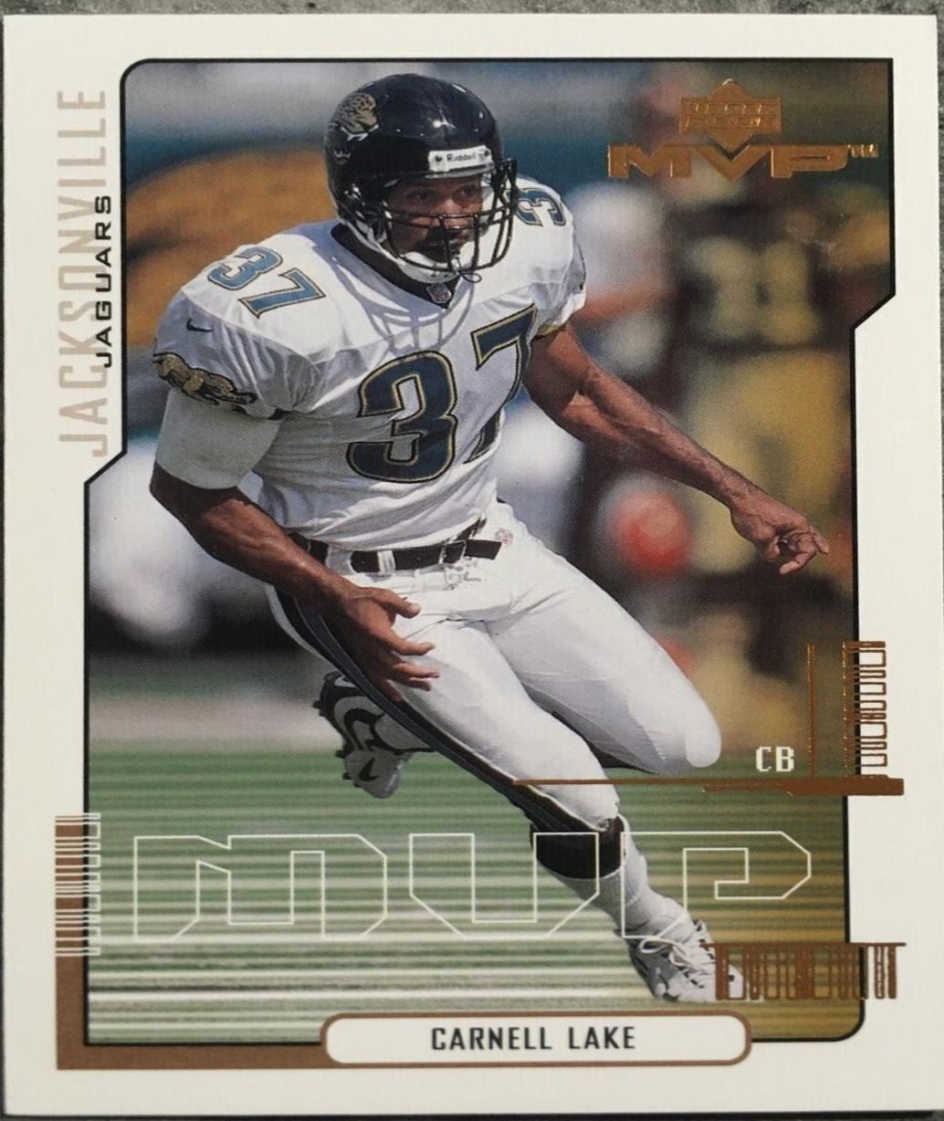 Carnell Lake #75 2000 Upper Deck MVP Football