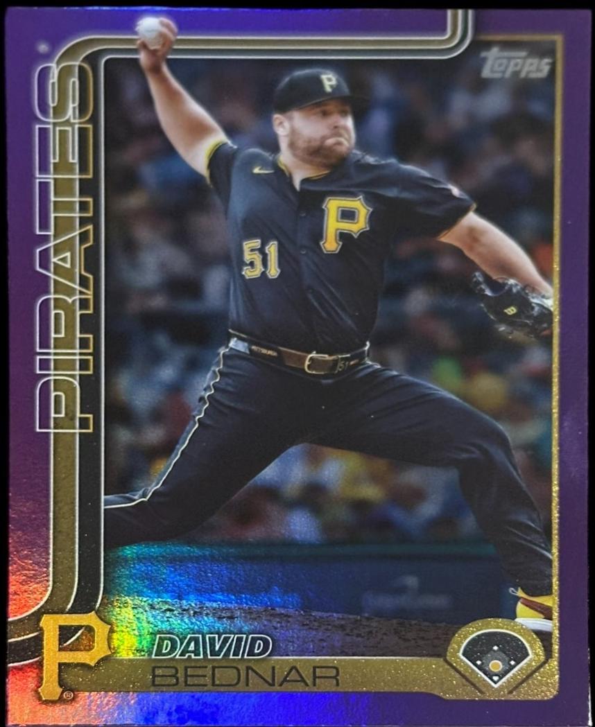 David Bednar [Purple Rainbow Foil] #381