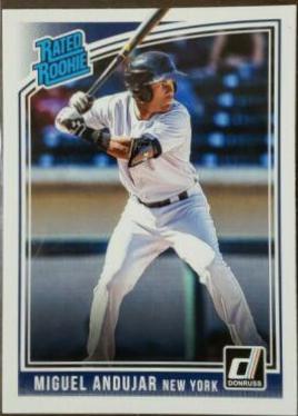 Miguel Andujar #31 Baseball Cards 2018 Panini Donruss