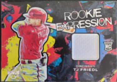 TJ Friedl #RE-TJ Baseball Cards 2022 Panini Diamond Kings Rookie Expression