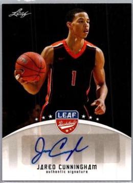 Jared Cunningham #BA-JC2 2012 Leaf Basketball
