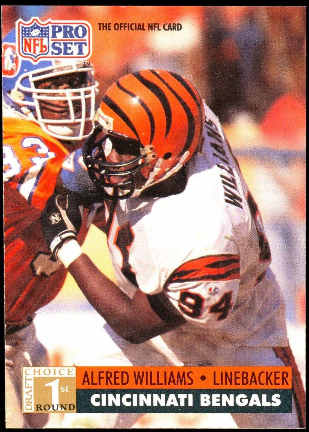 Alfred Williams #747 Football Cards 1991 Pro Set