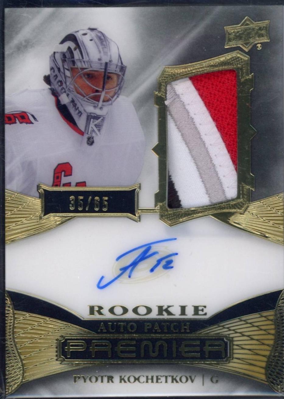 Pyotr Kochetkov #AR-PK 2022 Upper Deck Premier Acetate Rookie Auto Patch Hockey