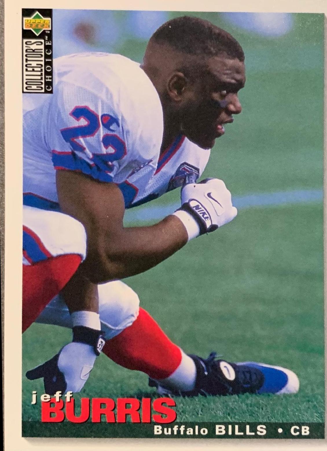 Jeff Burris #219 Football Cards 1995 Collector's Choice