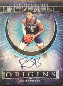 RJ Barrett #UA-RJB Basketball Cards 2022 Panini Origins Universal Autographs