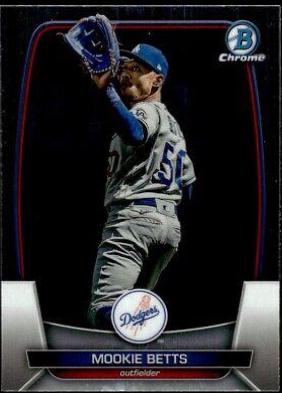 Mookie Betts #2 Baseball Cards 2023 Bowman Chrome